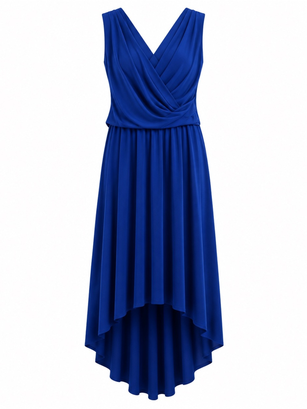 Enfocus Studio Royal Blue High Low Dress 6 Wedding Guest Formal
